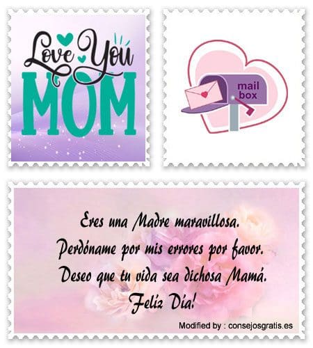 Descargar frases cortas y bonitas para el Día de la Madre para celular.#MensajesPorElDíaDeLaMadre