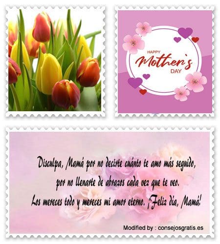 Descargar bonitos saludos para el Día de la Madre.#FelicitacionesParaDíaDeLaMadre