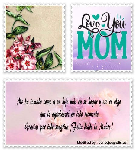 tarjetas con mensajes por Día de la Madre para mi suegrita.#MensajesPorElDíaDeLaMadreParaMiSuegra