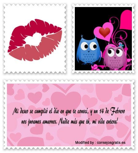 Textos bonitos de amor para San Valentín para WhatsApp.#FelízDíaDeSanValentín,#MensajesParaSanValentín,#FrasesParaSanValentín,#TarjetasParaSanValentín,#SaludosPara14DeFebrero,#TarjetasPara14DeFebrero