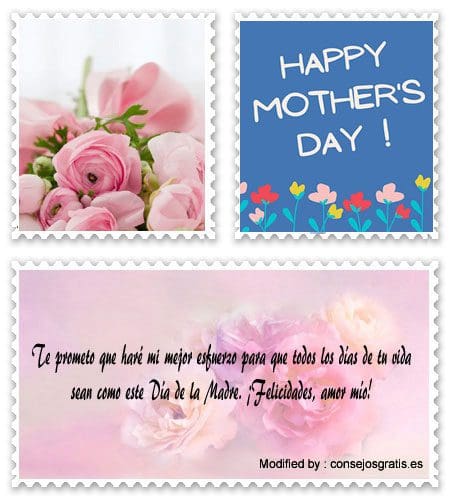 Bonitas tarjetas con frases de amor para el Día de la Madre.#FelicitacionesPorDíaDeLaMadre