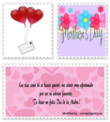 Tarjetas bonitas con dedicatorias para el Día de la Madre para una Tía .#FelicitacionesPorDíaDeLaMadre