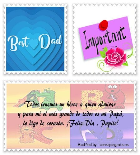 descargar imágenes para el Día del Padre para compartir en Facebook.#SaludosParaMi PapáEnElDíaDelPadre