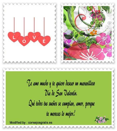 Frases y mensajes románticos para San Valentín.#FelízDíaDeSanValentín