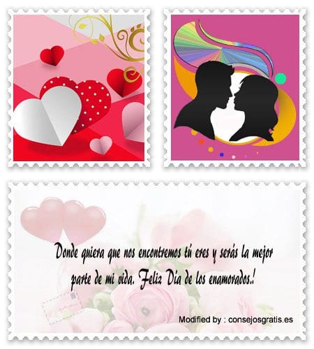Mensajes de amor para novios por San Valentín para WhatsApp.#FrasesPara14DeFebrero