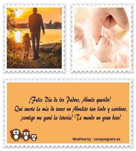 bonitas tarjetas con saludos de felíz Día del Padre .#FrasesDeAmorParaDiaDelPadreParaMiAbuelo.#TarjetasParaDiaDelPadreParaMiAbuelo