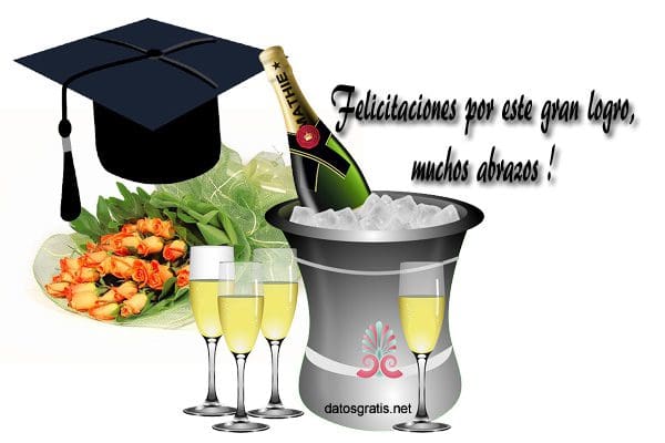 lindas felicitaciones para recien graduado.#TarjetasParaGraduación