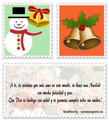 Buscar textos cortos por Navidad para Whatsapp y Facebook.#SaludosDeNavidad