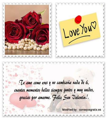 bonitas frases románticas para San Valentín para novios.#SaludosPorElDíaDelAmory LaAmistad