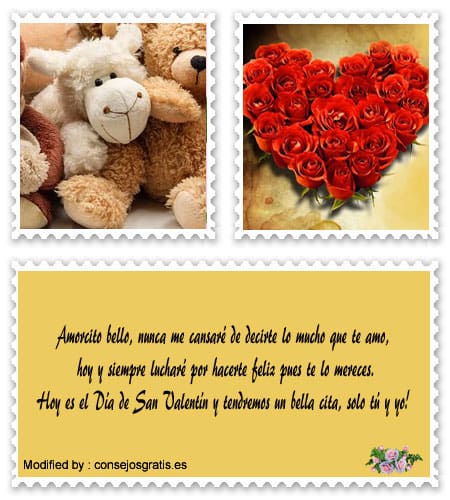 Buscar bonitas palabras por San Valentín para Facebook.#TextosPara14DeFebrero,#SaludosParaSanValentín