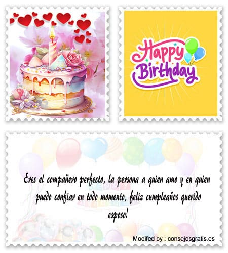 Descargar frases bonitas de cumpleaños para mi esposo.#SaludosDeCumpleañosParaMiAmor,FelicitacionesDeCumpleañosParaEsposo