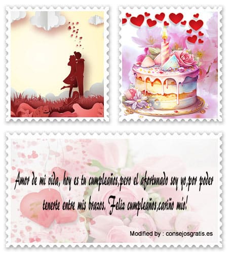  tarjetas de feliz cumpleaños mi amor para compartir en Facebook.#SaludosDeCumpleañosParaMiNovio,#MensajesDeCumpleañosParaMiPareja